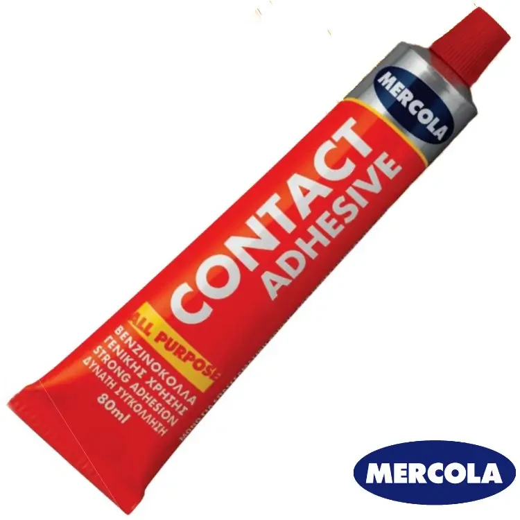 Mercola contact adhesive C113, Βενζινόκολλα σωληνάριο 80ml