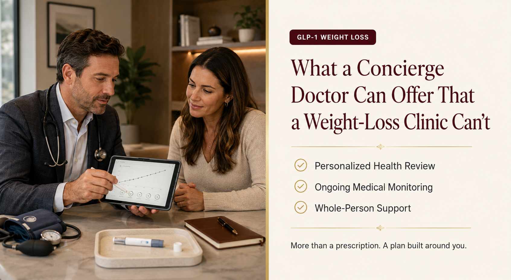 GLP-1 Weight Loss Medications: What a Concierge Doctor Can Offer