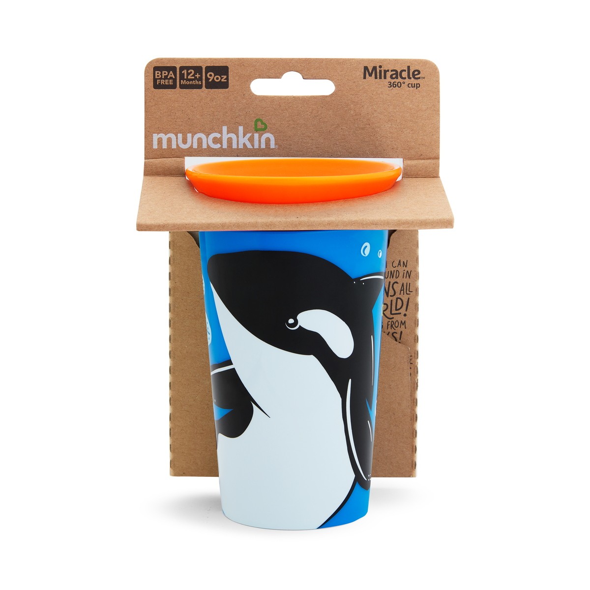 Κύπελλο Νερού Miracle Sippy Cup 266ml ORCA, Munchkin