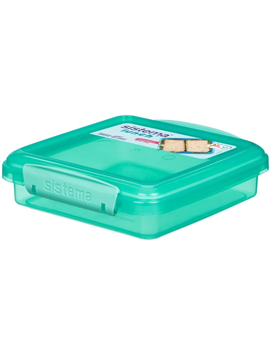 Δοχείο Τροφίμων Lunch Sandwich Box Μέντα 450ml, Sistema