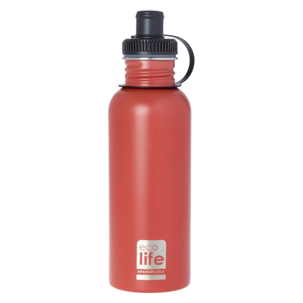 Ανοξείδωτο Μπουκάλι 600ml-Coral, ecolife