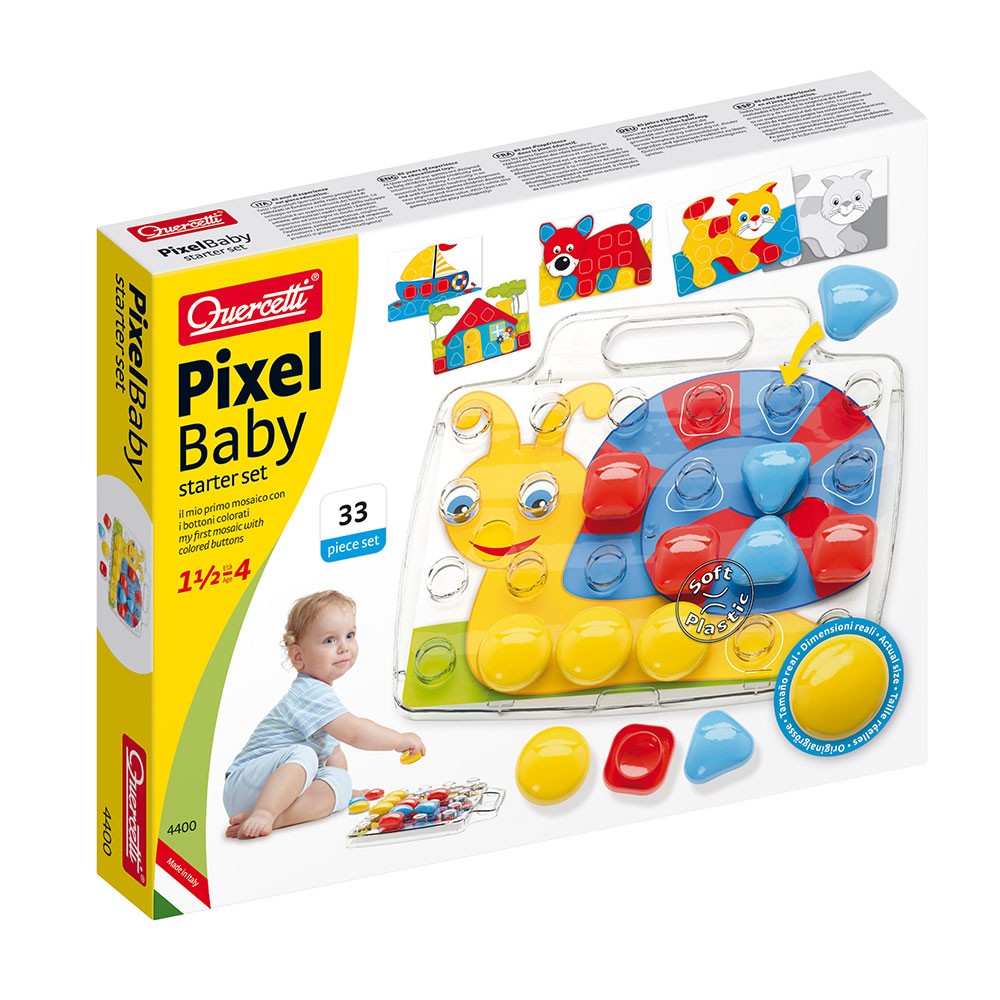 Κατασκευή Καρφάκια Μεγάλα Pixel Baby, Quercetti