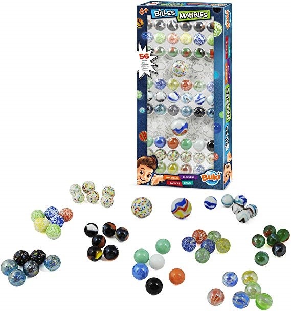 Μπίλιες Γκαζές 56 ps Set of Marbles, Buki France