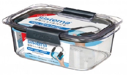 Δοχεία Τροφίμων Brilliance Medium 920ml, Sistema