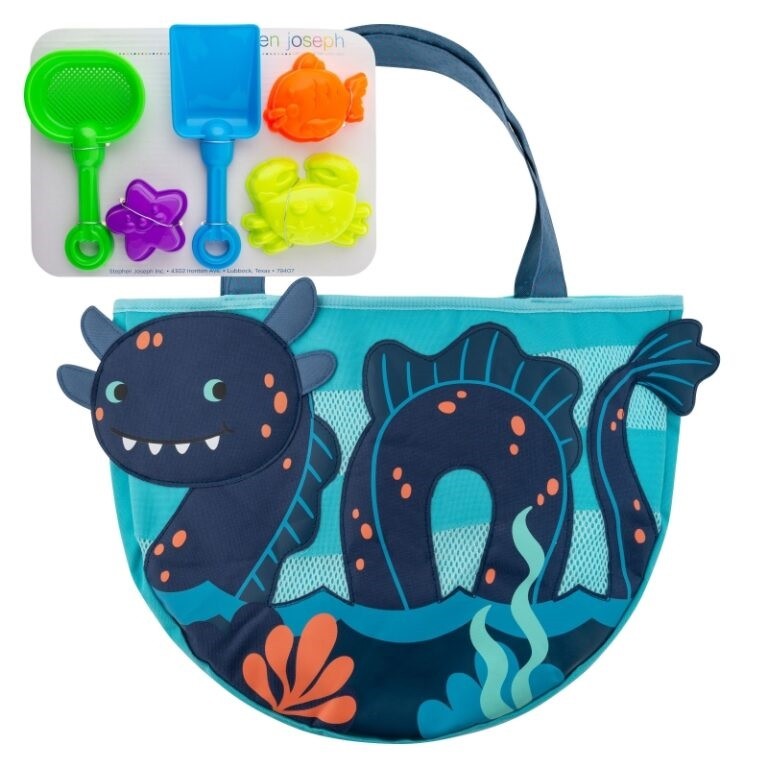 Τσάντα Θαλάσσης Beach Tote Toy Sea Monster, Stephen Joseph