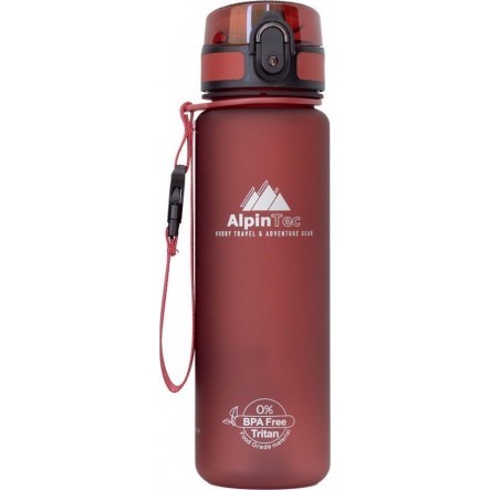 Παγούρι Κόκκινο 500ml με στόμιο BPA Free, Alpin Tec