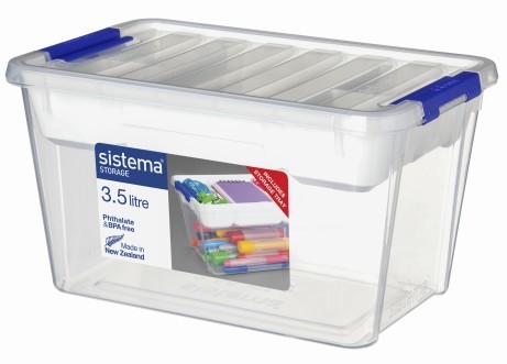 Κουτί με Δίσκο Αποθήκευσης Storage Box 3.5lt White Tray, Sistema