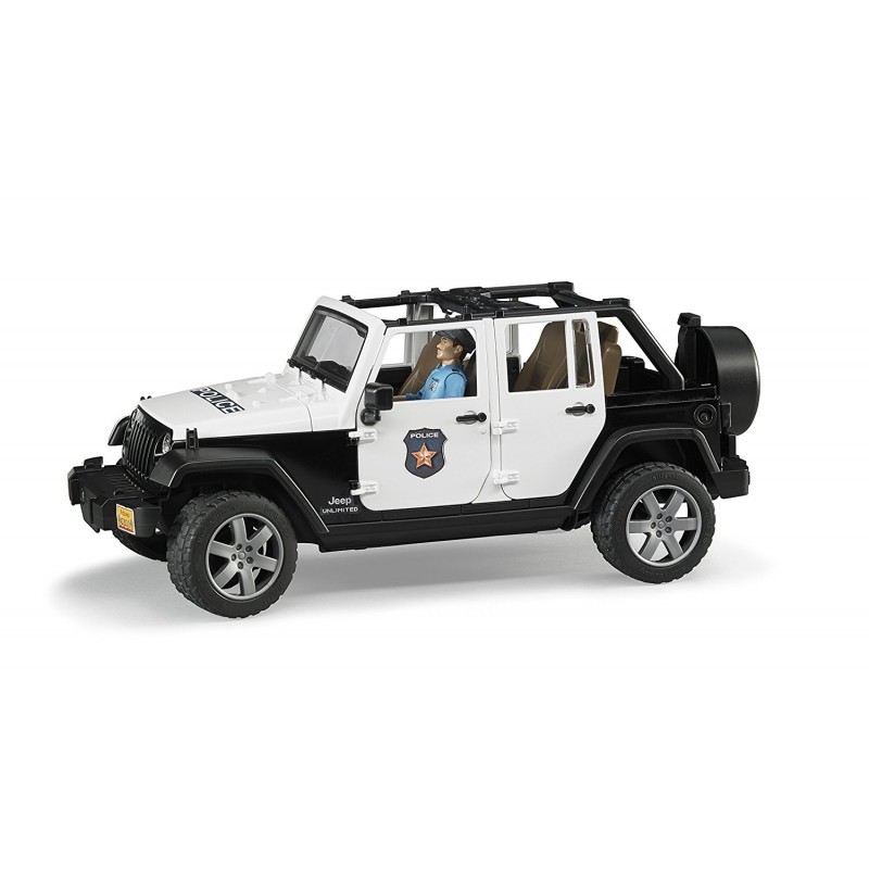 Όχημα Wrangler Αστυνομίας Με Αστυνομικό, Bruder