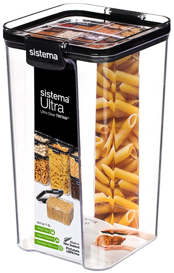 Δοχείο Ultra Tritan Square 1.3lt, Sistema