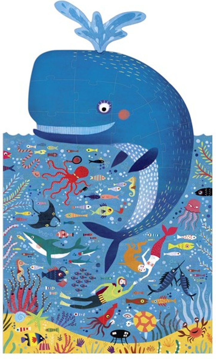 Παζλ Μεγάλο Μπλε My Big Blue Puzzle 36ps, Londji