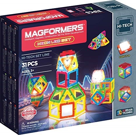 Magformers Hi-tech Neon Led 31 τεμάχια