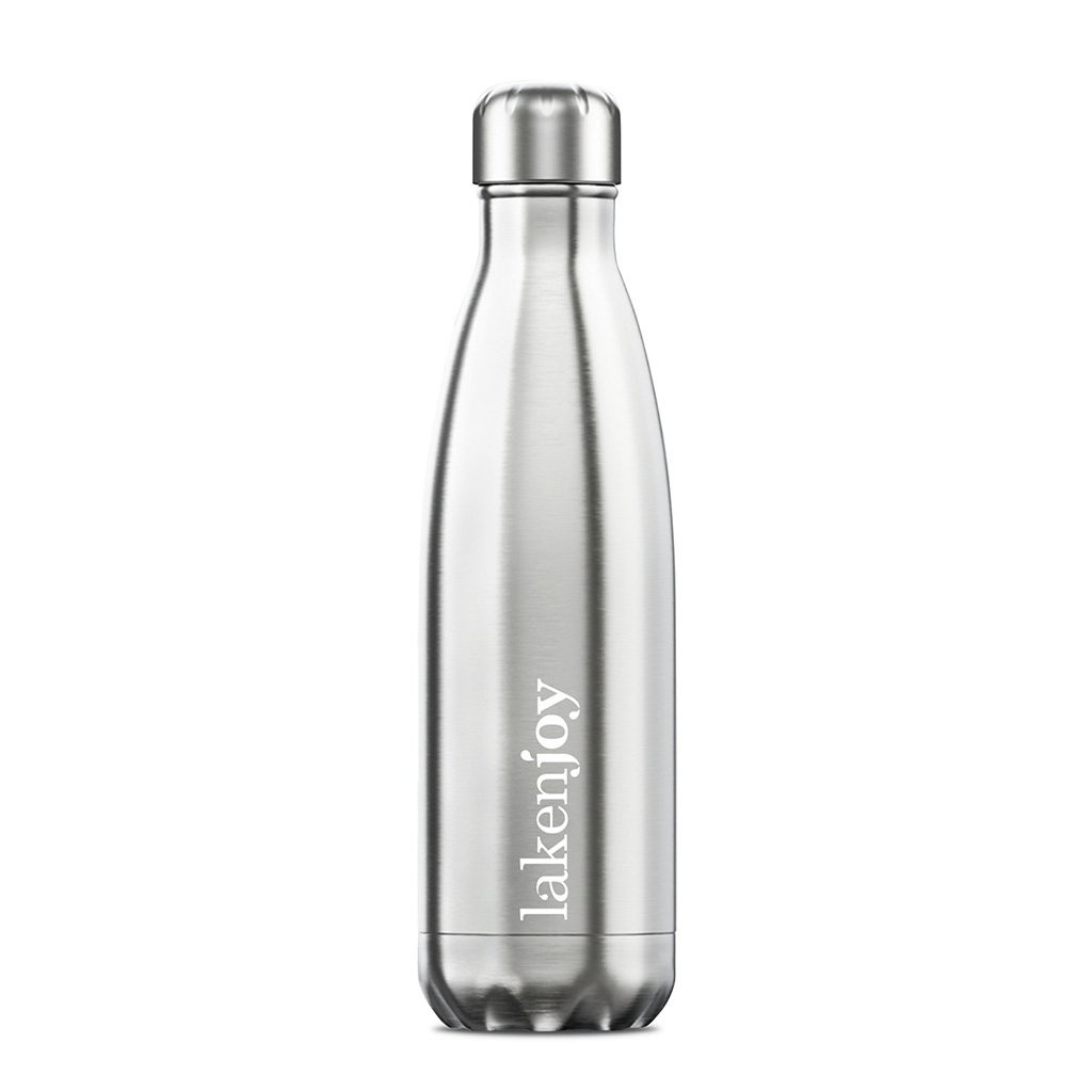 Θερμός Υγρών Ασημί LakenJoy 500ml Silver, Laken