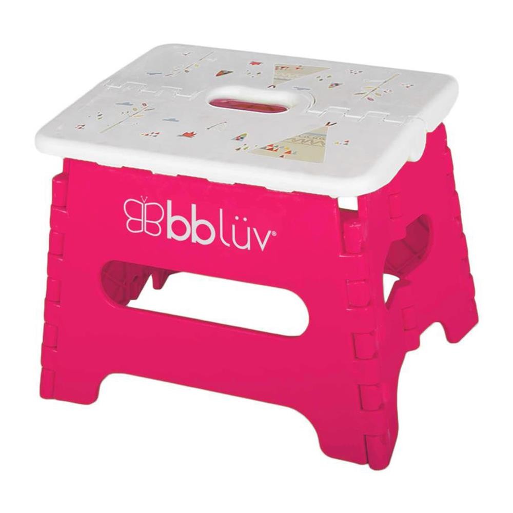 Σκαλάκι Αναδιπλούμενο Ροζ Step Folding Stool Pink, bbluv