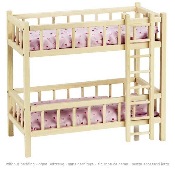 Κουκέτα Ξύλινη Κούκλας με Σκάλα Bunk Bed Ladder, Goki