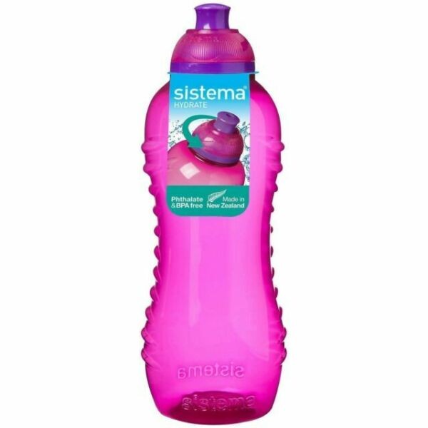 Μπουκάλι Ροζ Twist n Sip Squeeze 330ml, Sistema