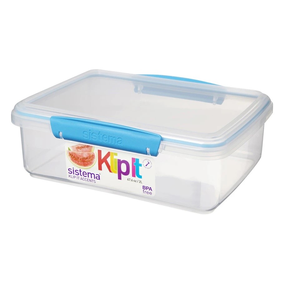 Δοχείο Τροφίμων Μπλε Klip It 2lt, Sistema
