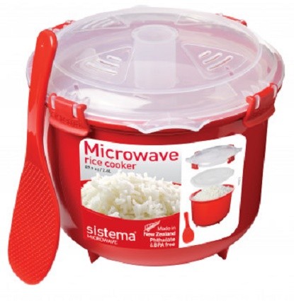 Δοχείο Μαγειρέματος Ρυζιού Steamer Microwace Rice Cooker 2.6lt, Sistema
