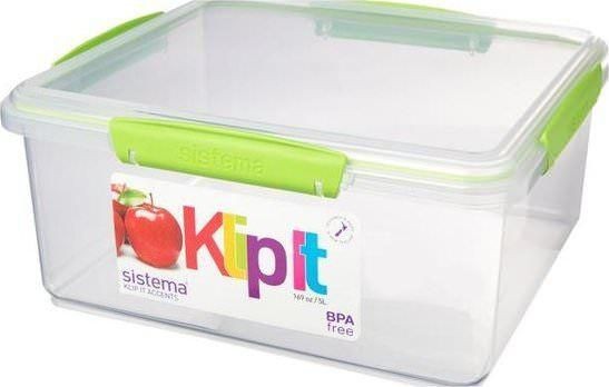 Δοχείο Τροφίμων Πράσινο Klip It 5lt, Sistema