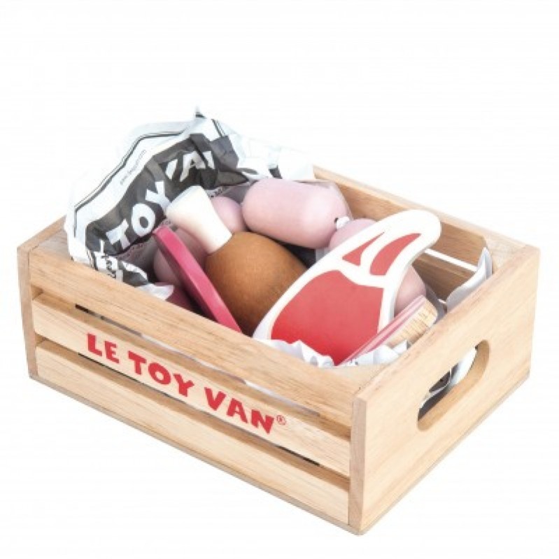 Ξύλινο Καφάσι Με Κρέας 5 Τεμάχια, Le Toy Van