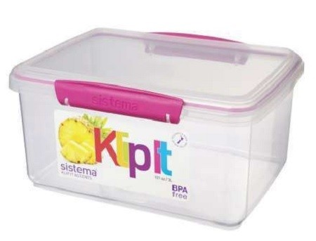 Δοχείο Τροφίμων Μοβ 3lt Klip It, Sistema