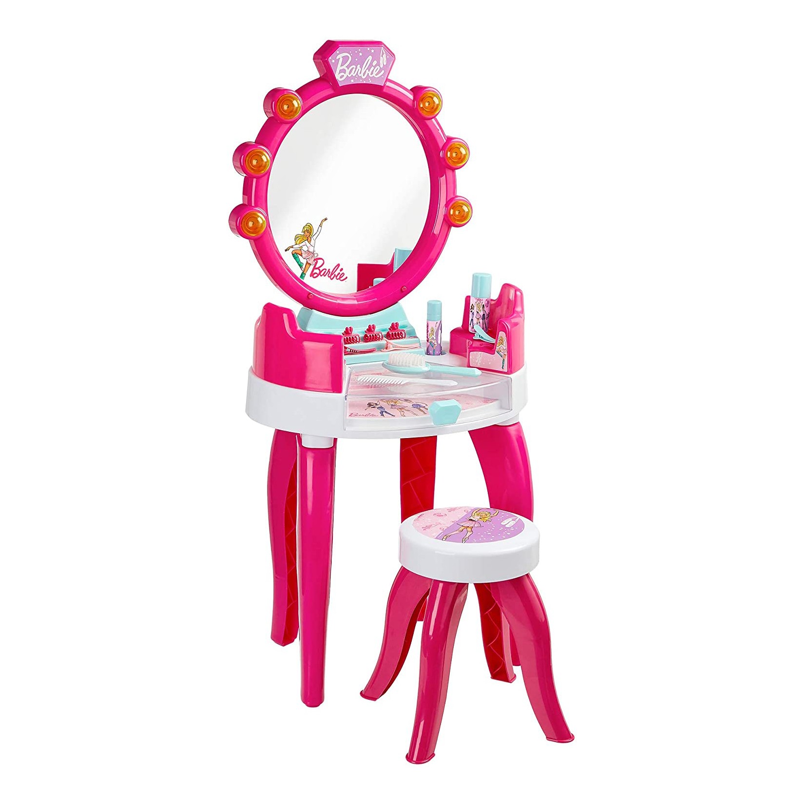 Μπουντουάρ Ομορφιάς Barbie Beauty Studio with Light, Klein