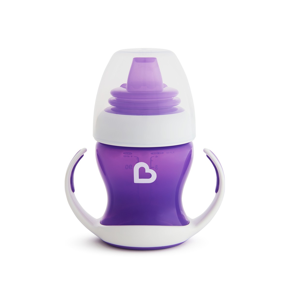 Κύπελλο Νερού Gentle First Cup Μοβ με Στόμιο 118ml, Munchkin