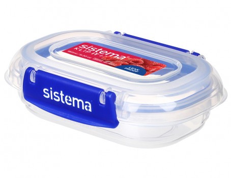 Δοχείο Τροφίμων 180ml Klip It Plus Rectangle, Sistema, Από μη τοξικό πλαστικό