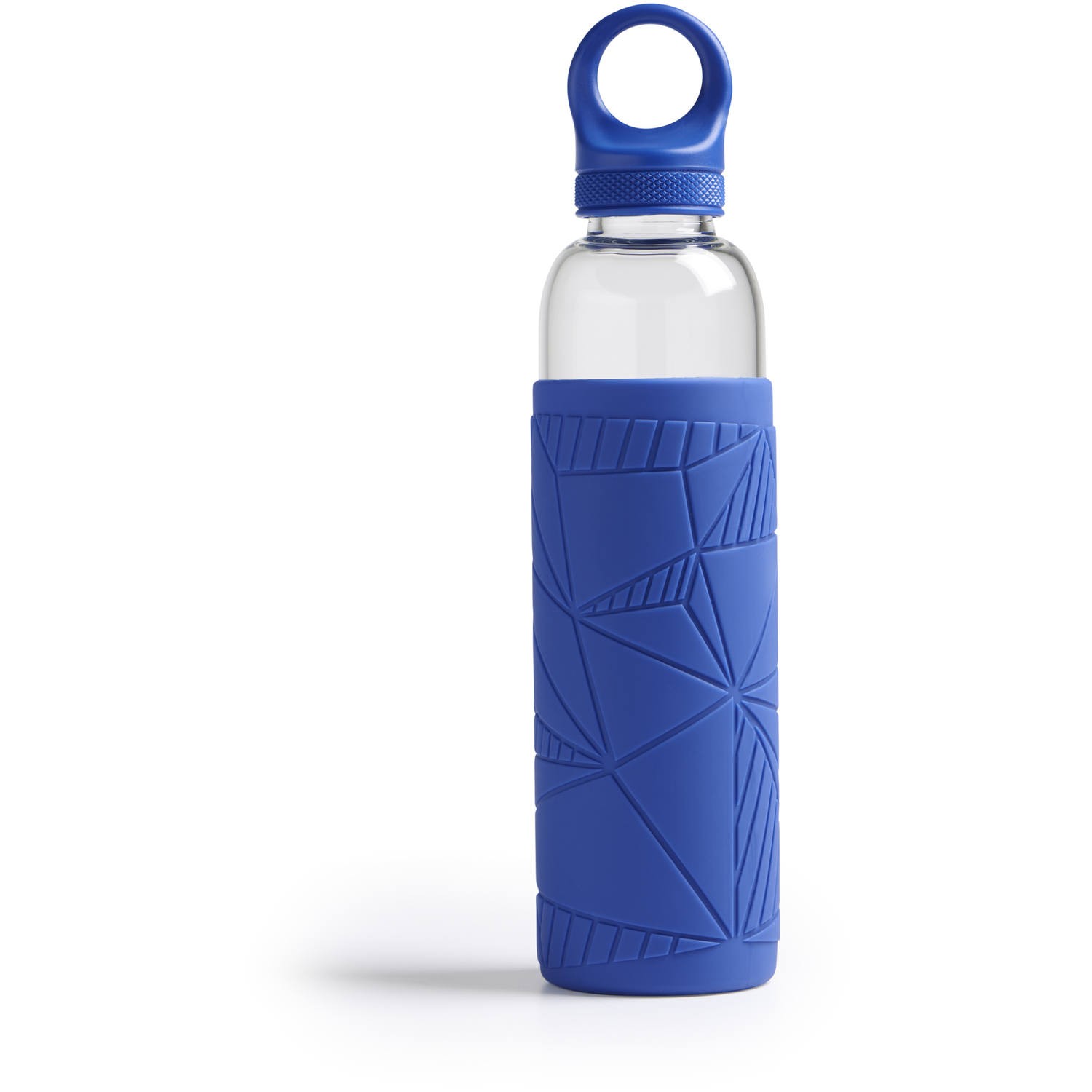 Μπουκάλι Γυάλινο Μπλε Hydration Bottle 2 Go 550ml Desing Blue, Royal Leerdam