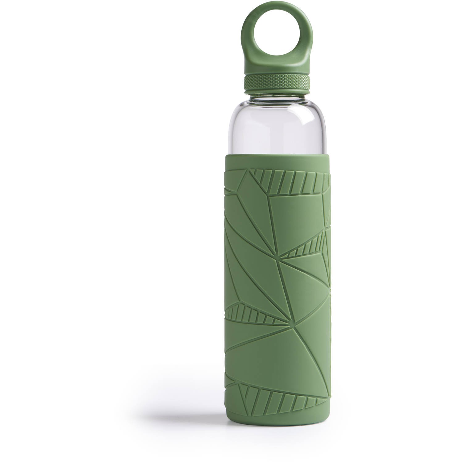 Μπουκάλι Γυάλινο Πράσινο Hydration Bottle 2 Go 550ml Desing Green, Royal Leerdam