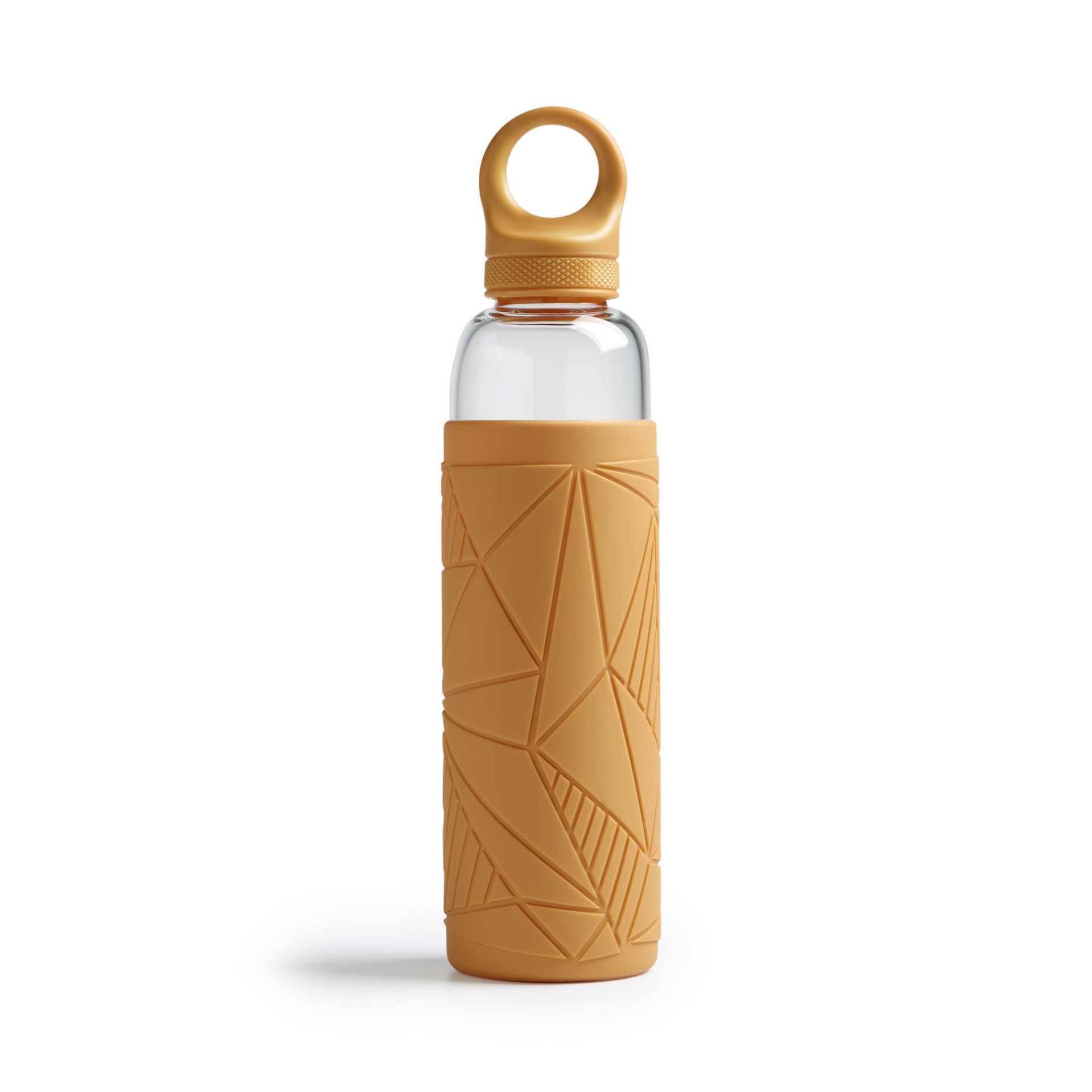 Μπουκάλι Γυάλινο Hydration Bottle 2 Go 550ml Desing Yellow, Royal Leerdam