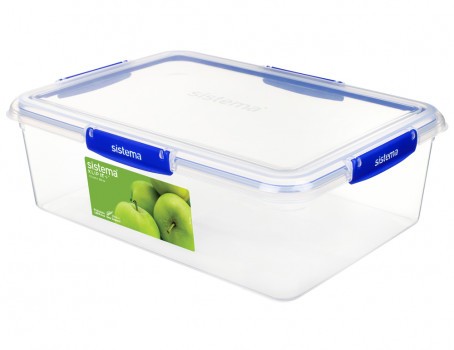 Δοχείο Τροφίμων 7.5lt Klip It Plus Rectangle, Sistema, Από μη τοξικό πλαστικό