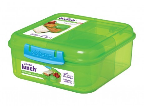 Δοχείο Φαγητού Πράσινο Bento Cube 1.25lt Yogurt Pot 150ml, Sistema