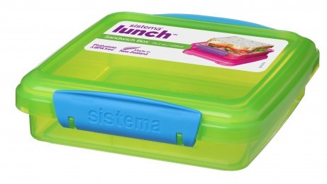 Δοχείο Τροφίμων Lunch Sandwich Box Πράσινο 450ml, Sistema