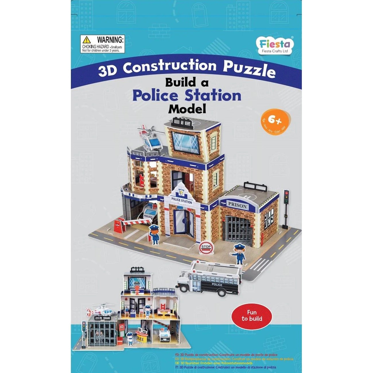 Κατασκευή 3D Construction Craft Αστυνομικό Τμήμα, Fiesta Crafts