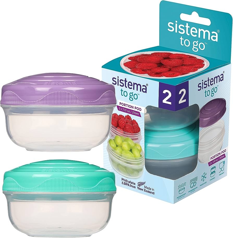 Δοχείο Τροφίμων Portion Pod To Go 2ps 210ml, Sistema