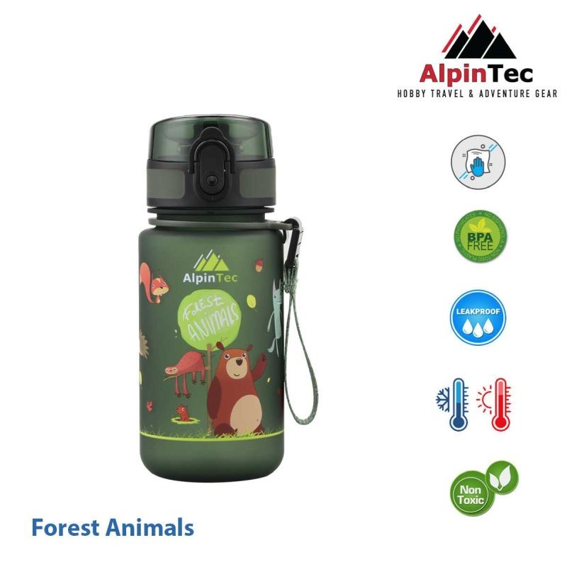 Παγούρι Πράσινο Forest 350ml με στόμιο BPA Free, Alpin Tec