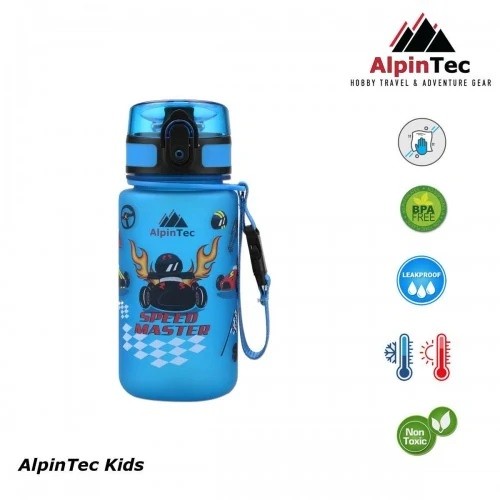 Παγούρι Μπλε Racer 350ml με στόμιο BPA Free, Alpin Tec