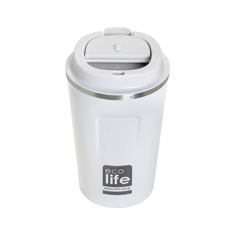 Ποτήρι Καφέ Ice White Coffee Thermos 370ml, ecolife