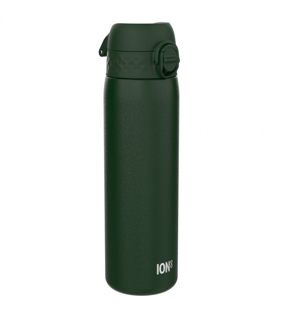 Μεταλλικό Ισοθερμικό Μπουκάλι με Στόμιο 500ml Σκούρο Πράσινο, Ion8