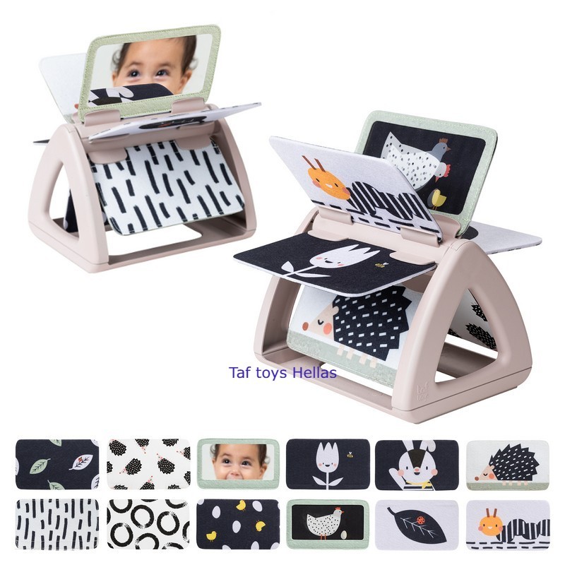 Παιχνίδι Βιβλίο Black & White Spinning Book, Taf Toys