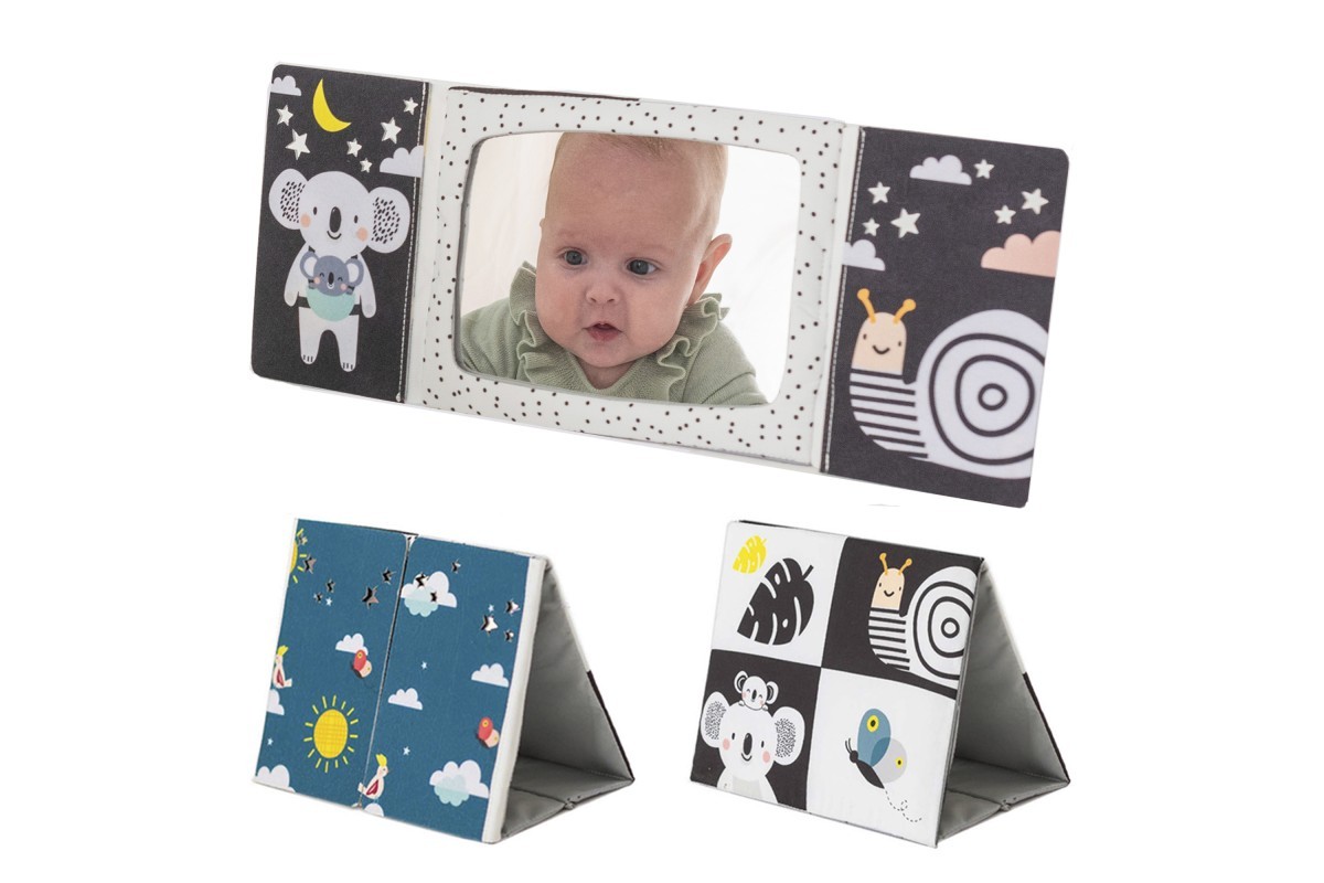 Βιβλίο με Καθρέπτη Tummy Time Mirror Book, Taf Toys