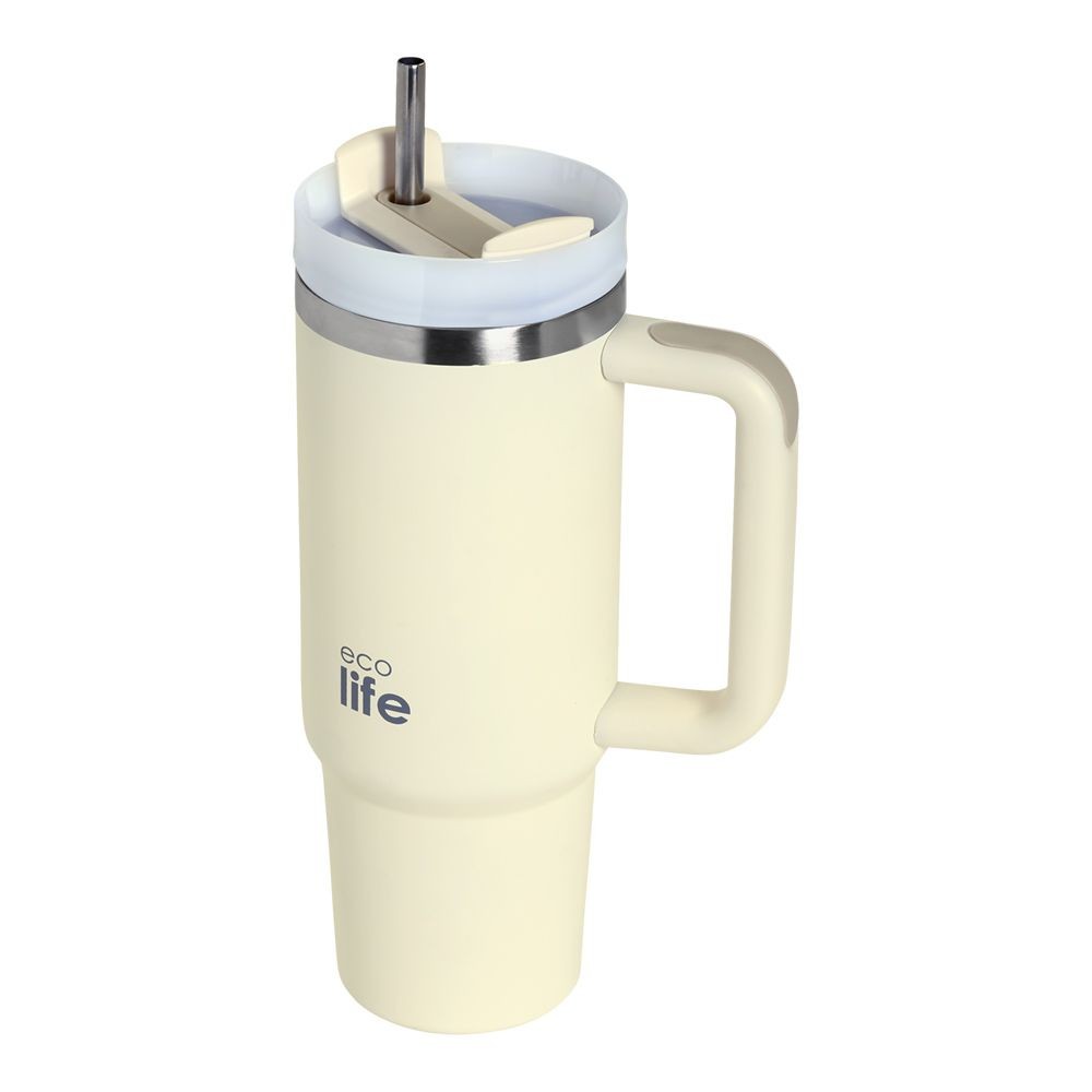 Ποτήρι Θερμός Μεγάλο Tumbler Cream 900ml, Ecolife