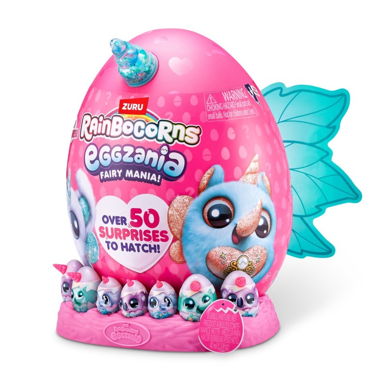 Λούτρινο Αυγό Eggzania Fairy Mania Rainbocorn, zuru