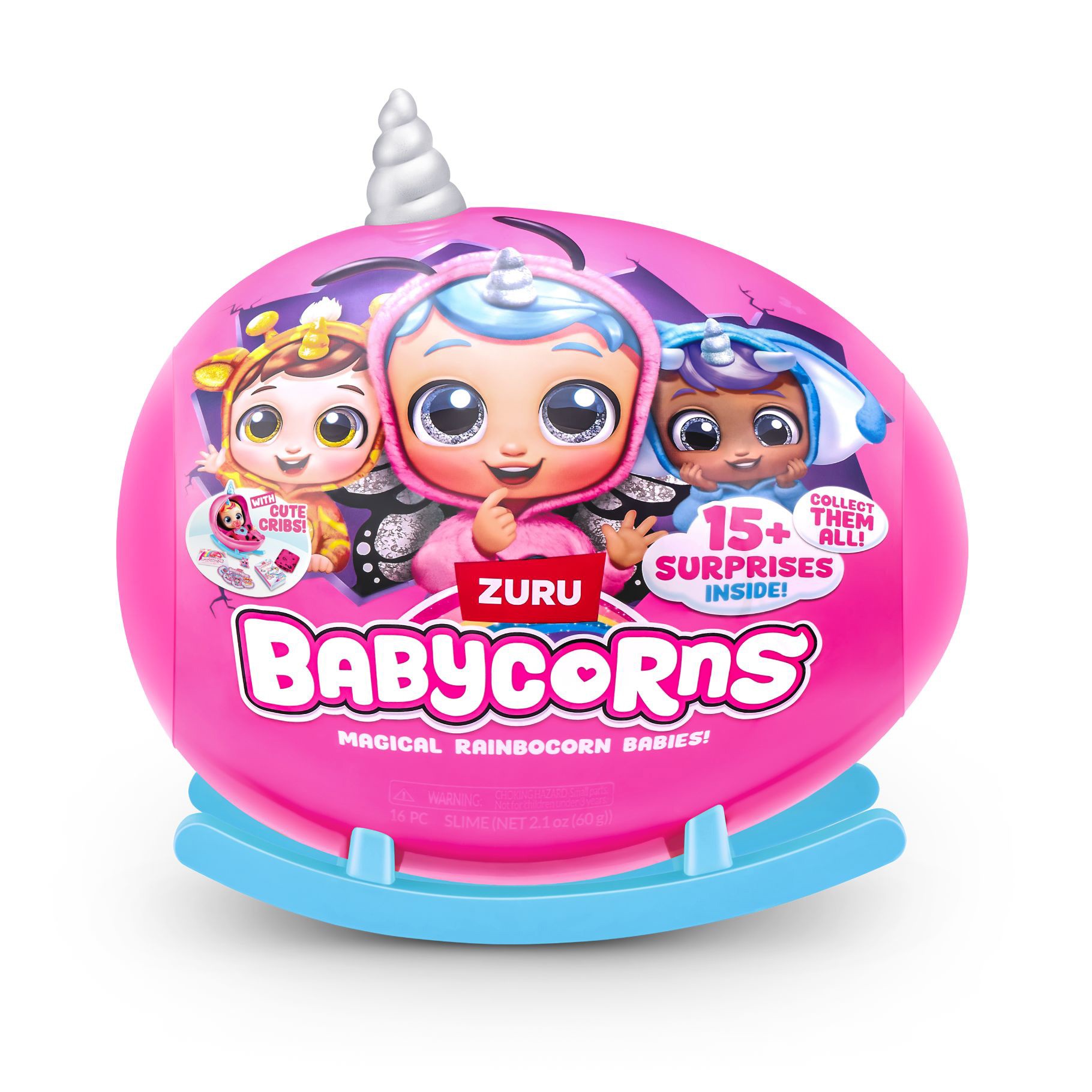 Λούτρινο Μώρο Rainbocorn Babycorn Surprise Small, zuru