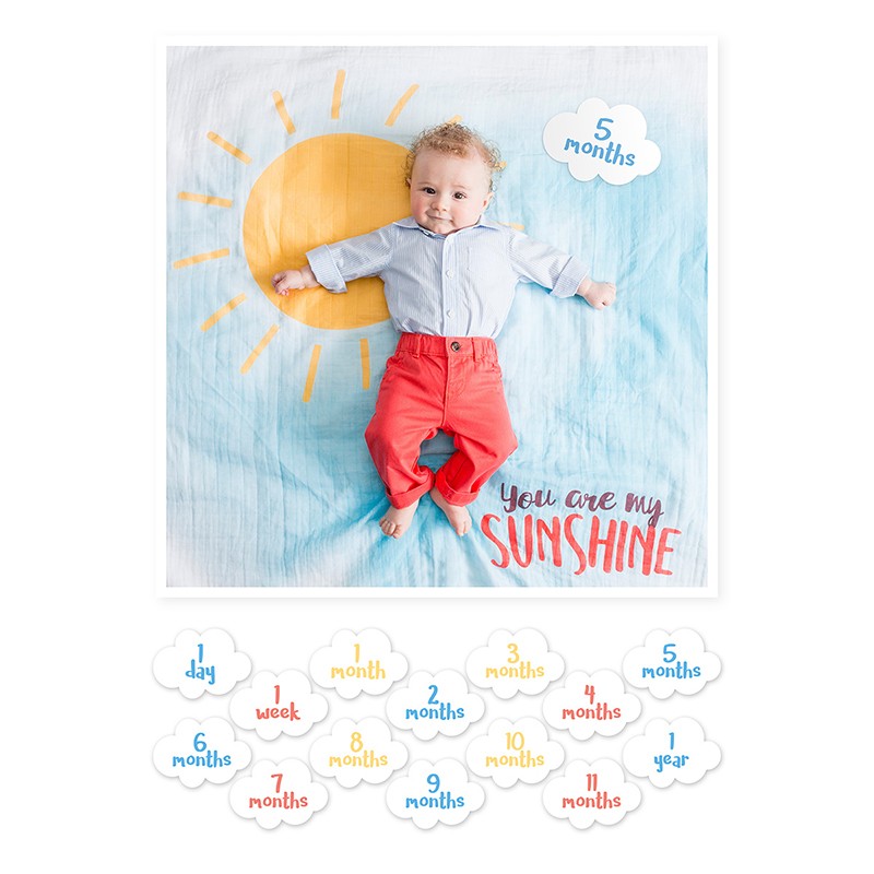 Mουσελινα Φωτογράφισης με Κάρτες You are my Sunshine, Lulujo