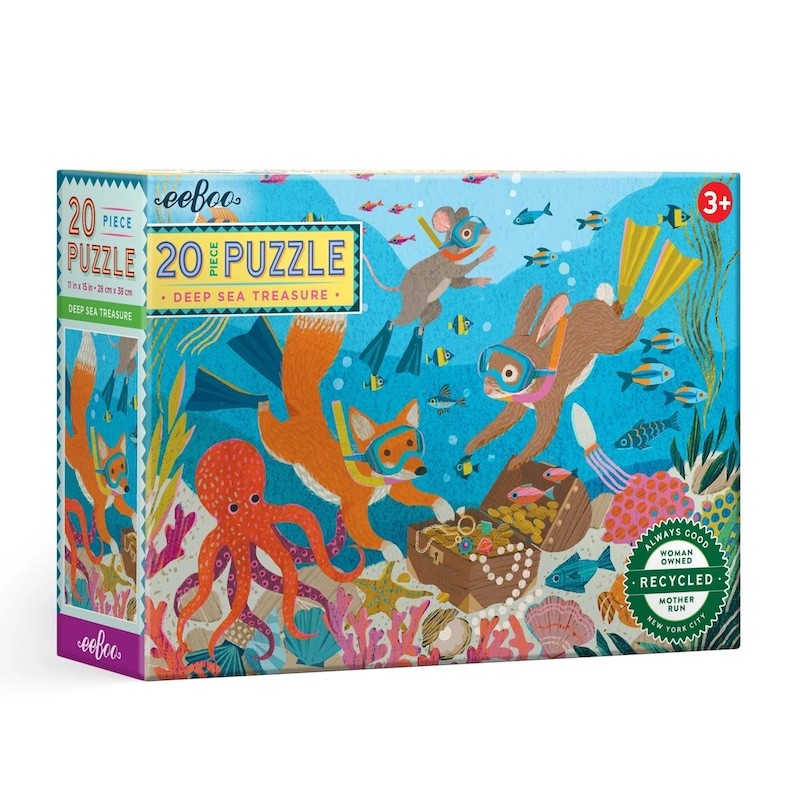 Puzzle 20 κομ. Θησαυρός στο Βυθό Deep Sea Treasure,EEBOO