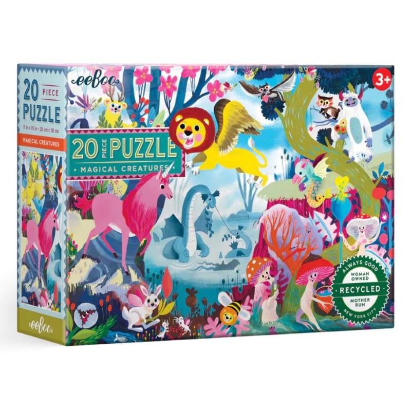 Puzzle 20 κομ. Μαγικά Πλάσματα Magical Creatures, EEBOO