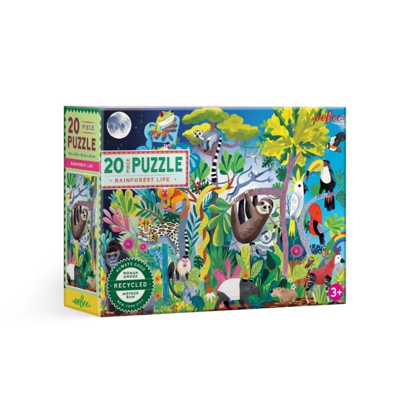 Puzzle 20 κομ. Ζούγκλα Rainforest Life, EEbBOO