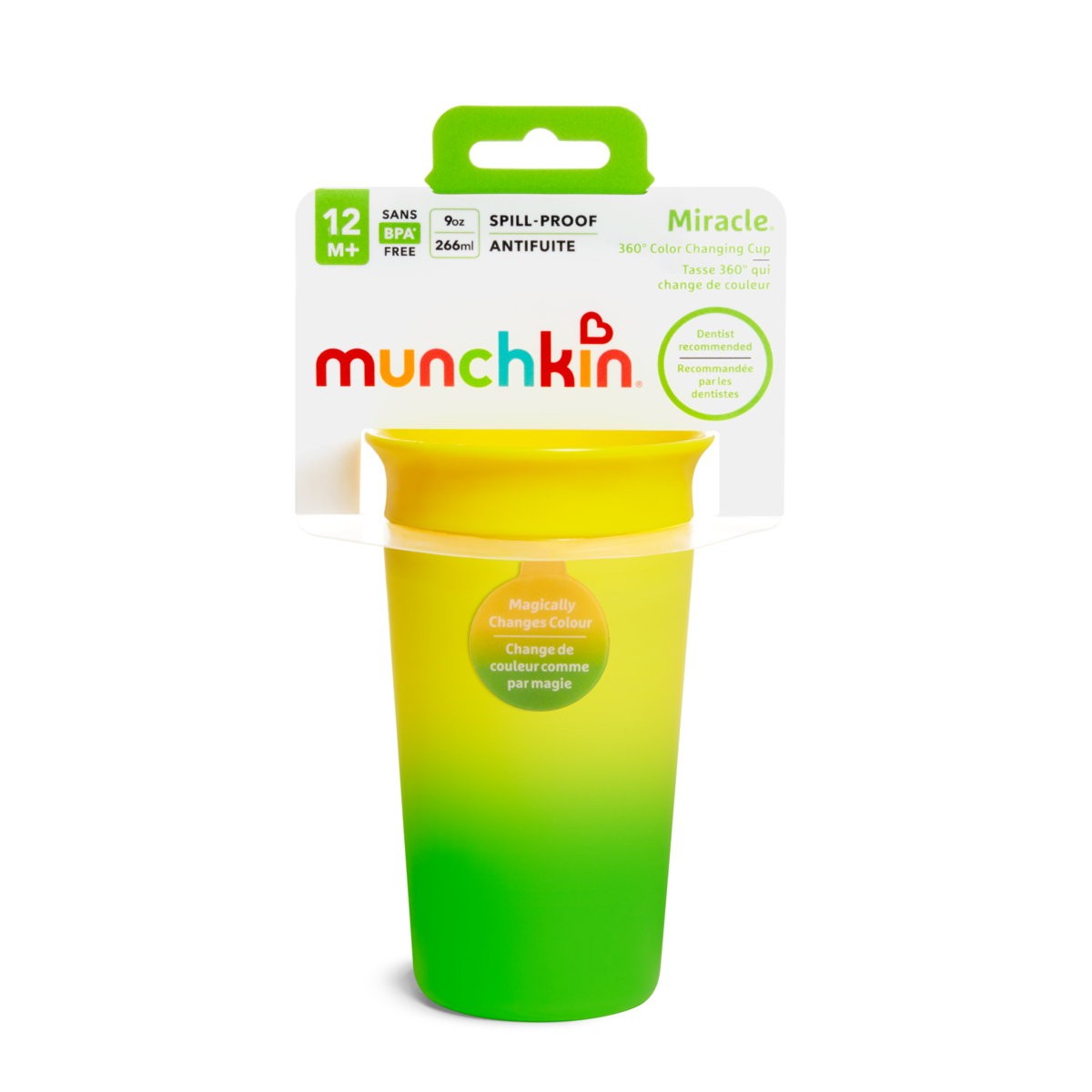 Κύπελλο Νερού Miracle 360 Cup Colour Changing 266 ml, Munchkin