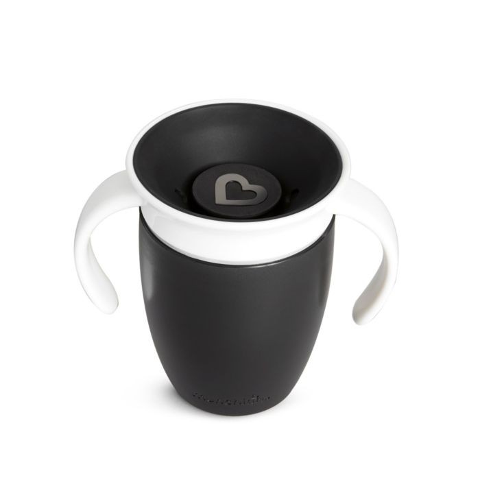 Κύπελλο Νερού Μαύρο Miracle 360 Trainer Cup 207ml, Munchkin